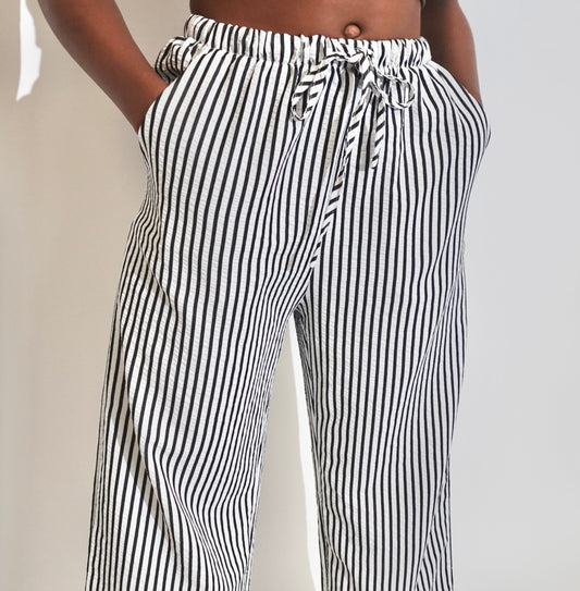 Blue Poly Pants